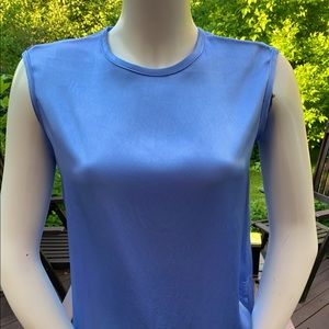 Vintage Stunning blue satin tank top Eur 44 US M-L